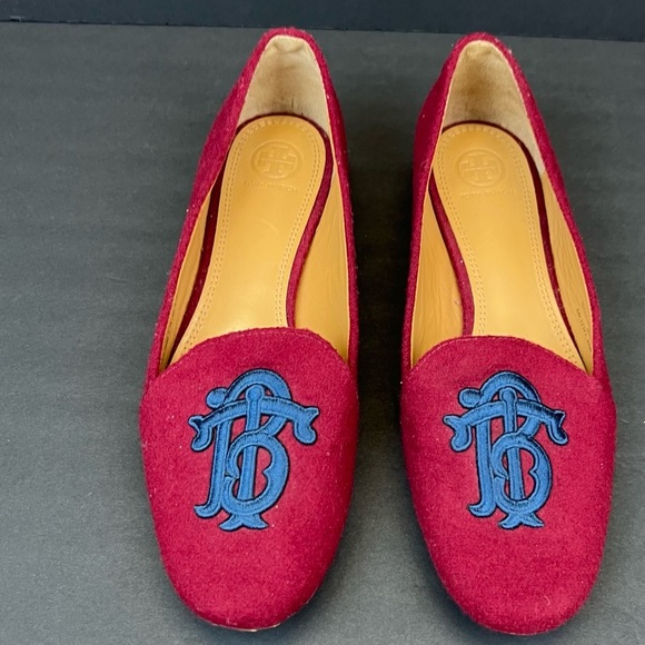 Tory Burch Red and Blue Flats - Picture 9 of 10